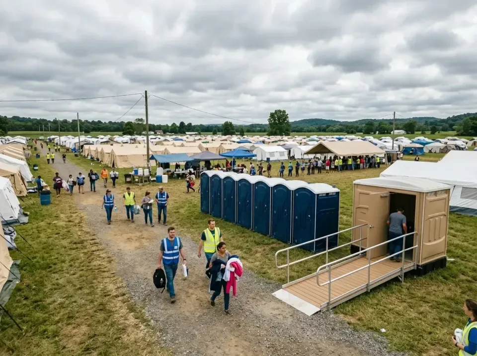 disaster-relief-camp-restrooms-010 — frequently asked questions, Dumpster & Portable Bathrooms Rental in Hidden Meadows, CA